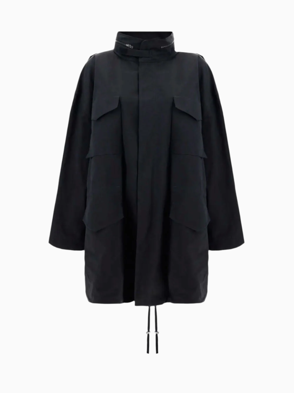 Maison Margiela×/Oversized P coat/黒 Maison Margiela Bouclé Maison Margiela×/Oversized P coat/黒 Maison Margiela Bouclé