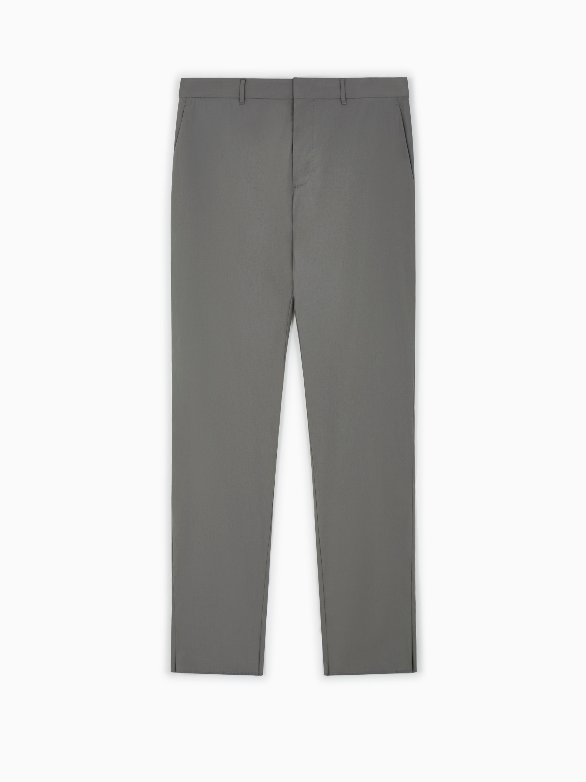 Poplin stretch trousers