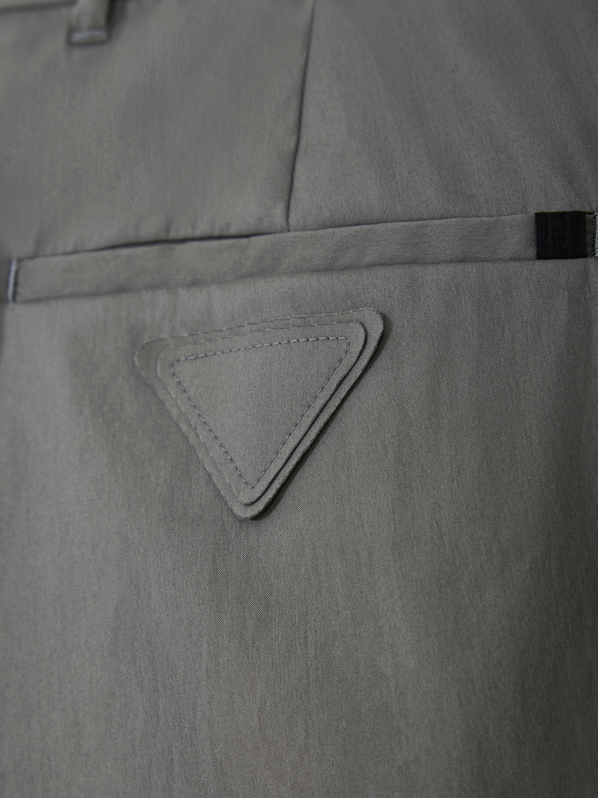 Poplin stretch trousers