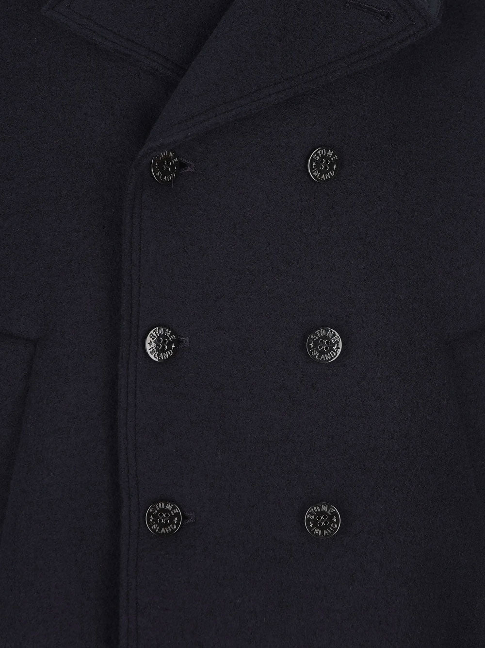 Double-breasted peacoat