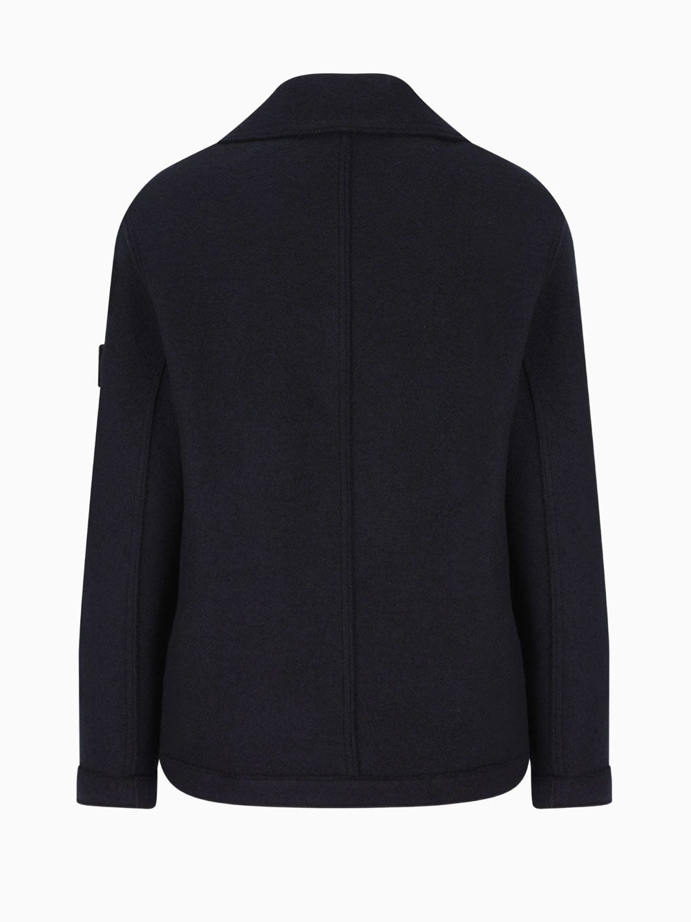 Double-breasted peacoat