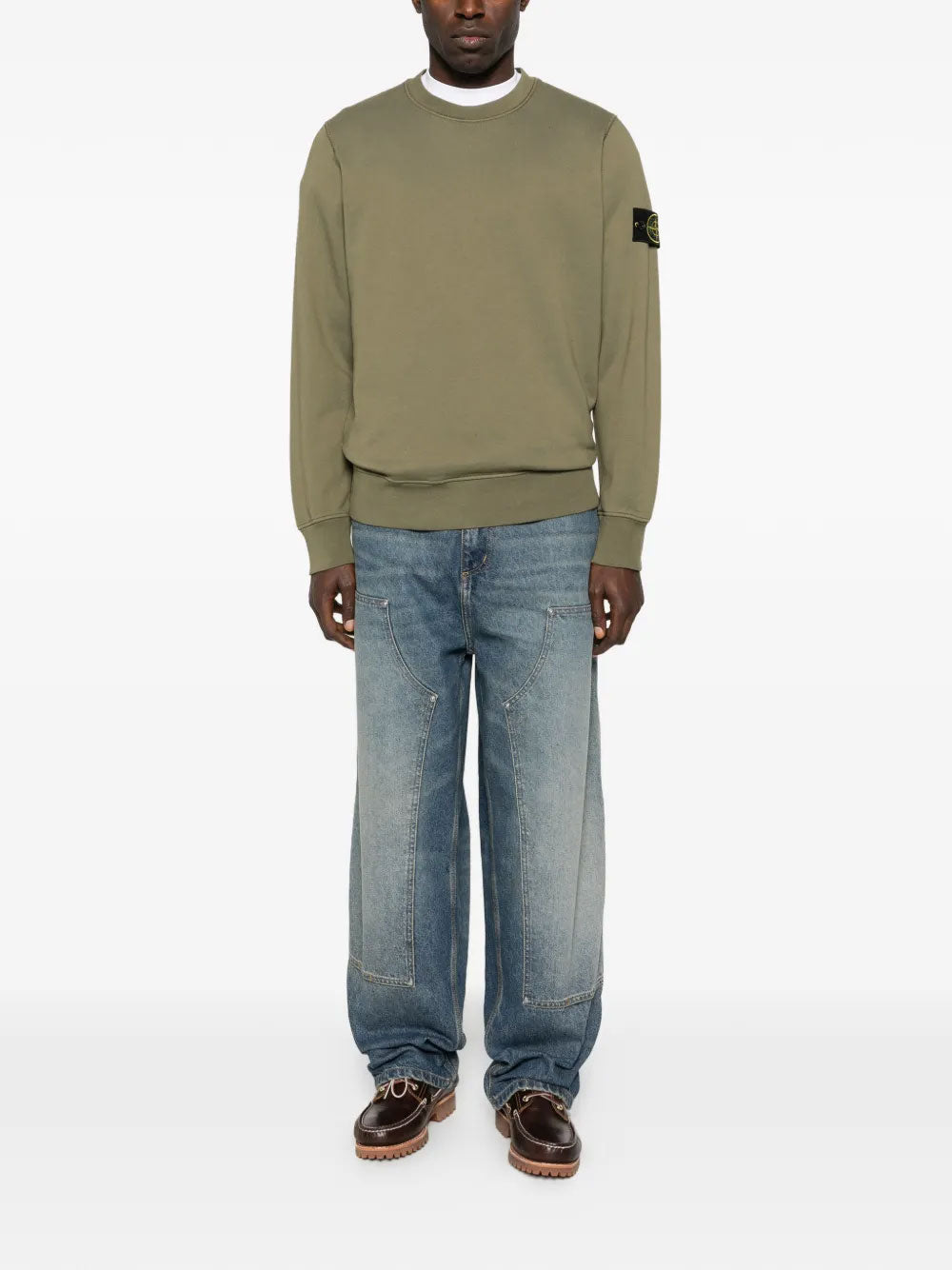 Compass-patch sweatshirt