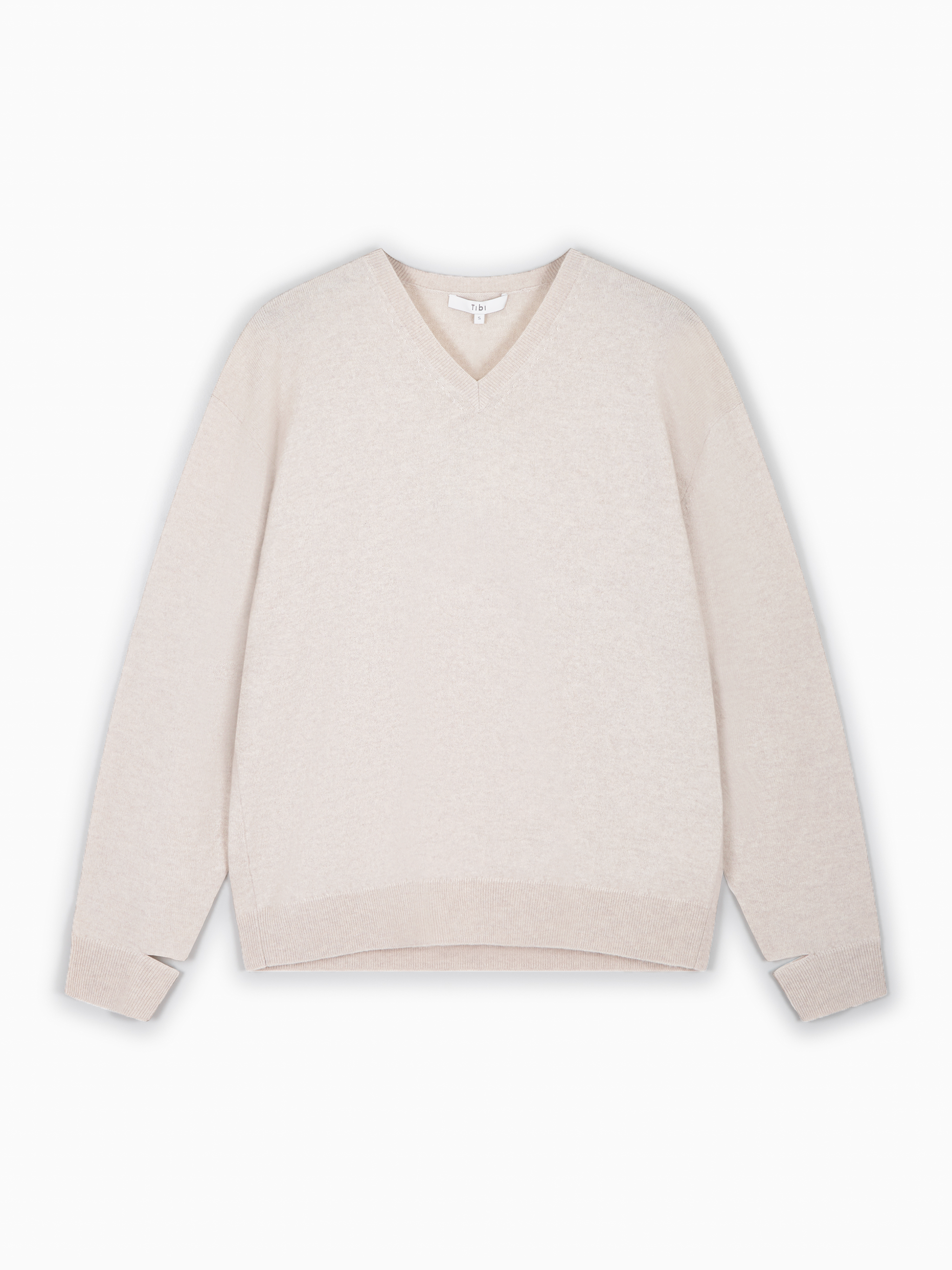 V-neck cashmere sweater