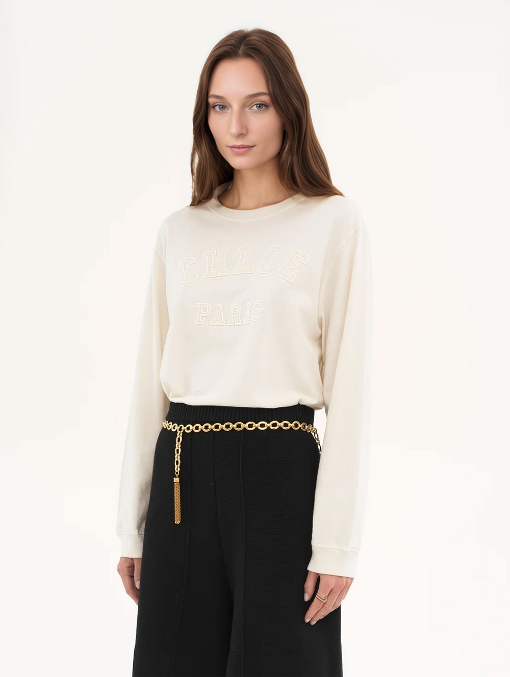 Oversized long-sleeve t-shirt