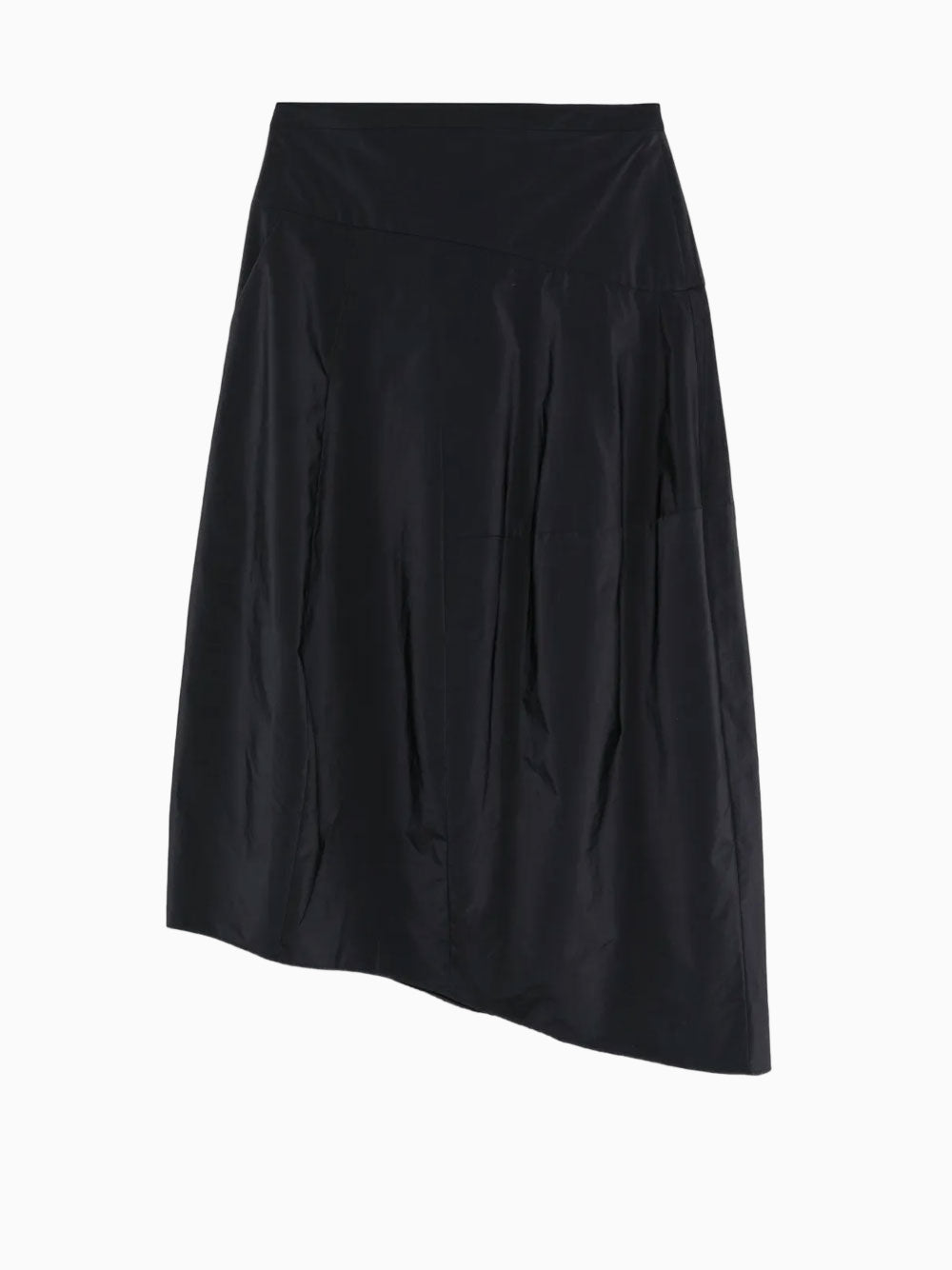 Asymmetrical balloon skirt