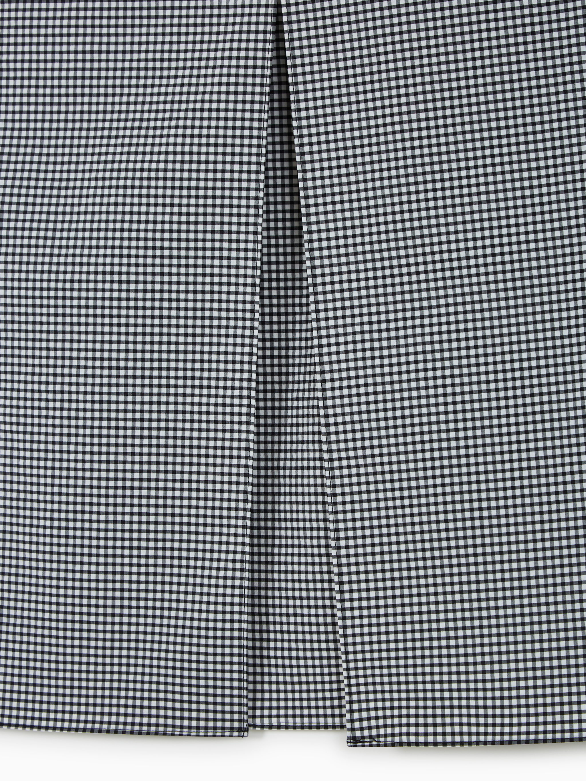 Tech Gingham Slip skirt