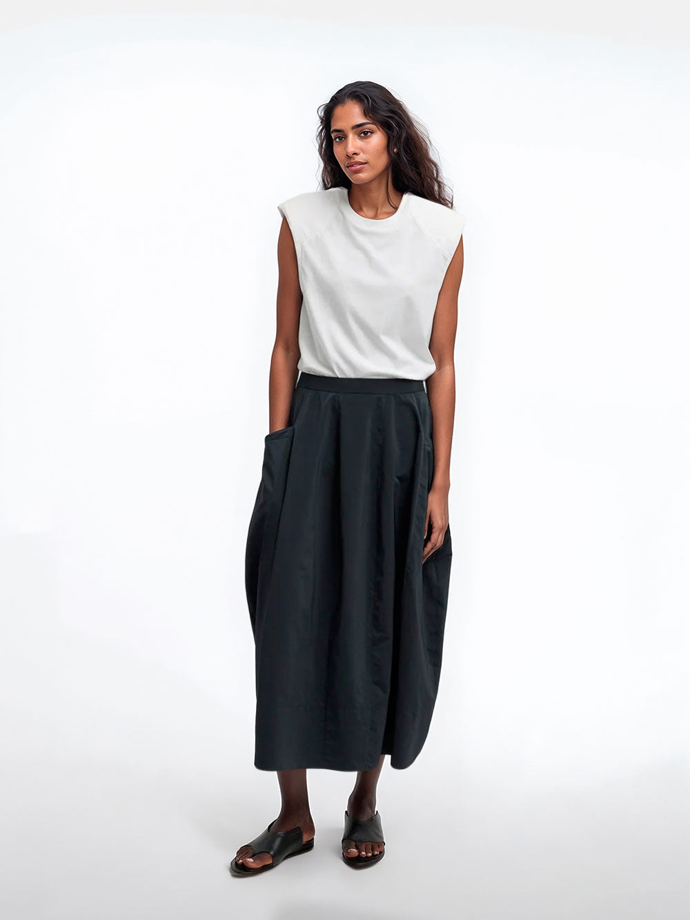 Nylon Lantern skirt | Tibi | OTTODISANPIETRO
