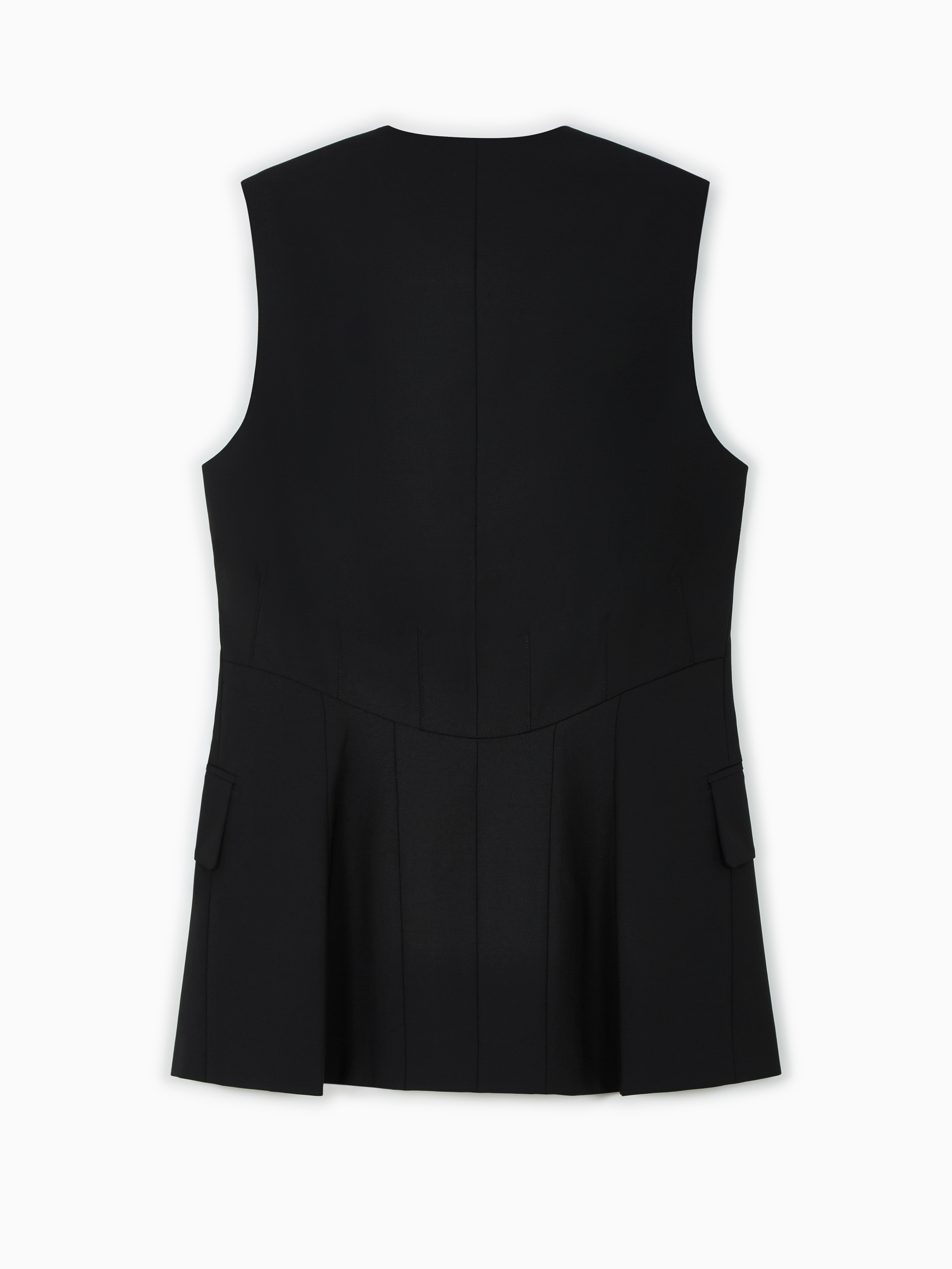 Blousant back vest