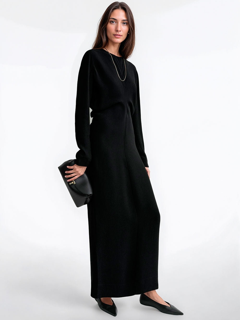 Vestido con cintura holgada