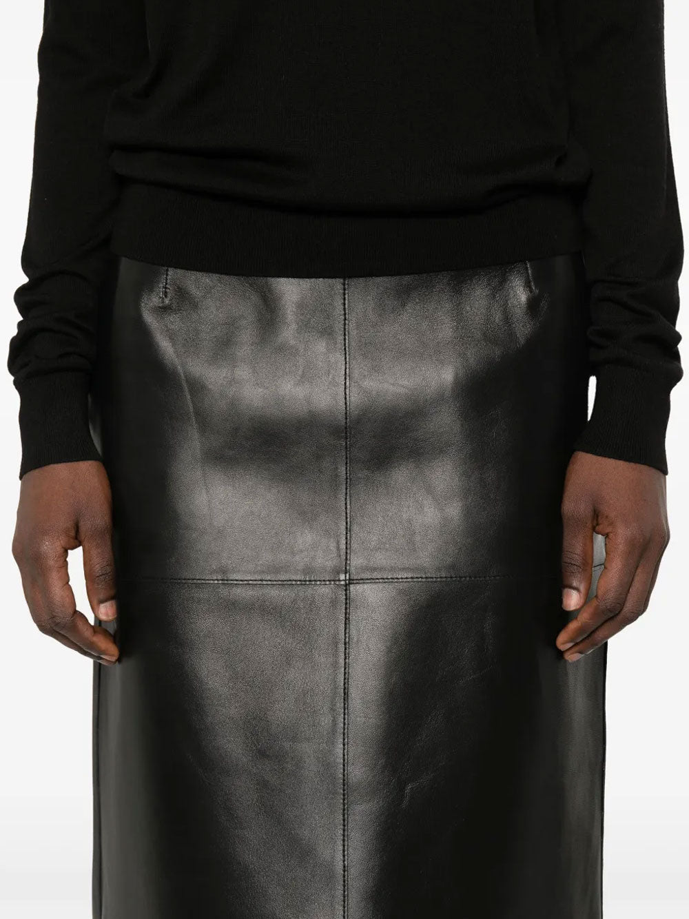 Leather skirt