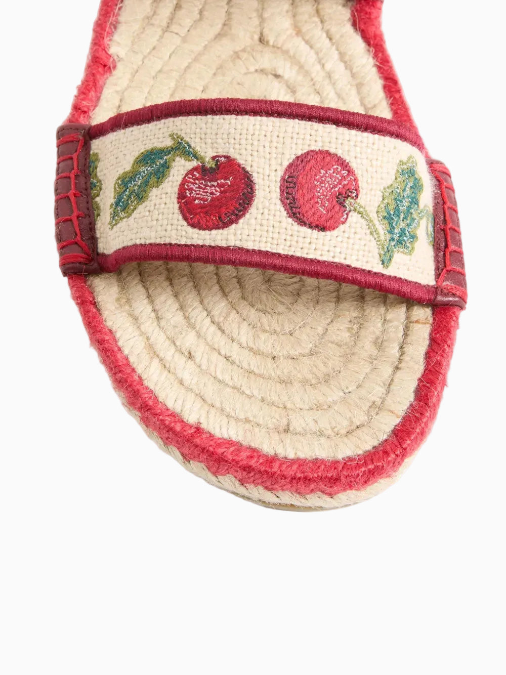 Sandalias Bribri con cerezas