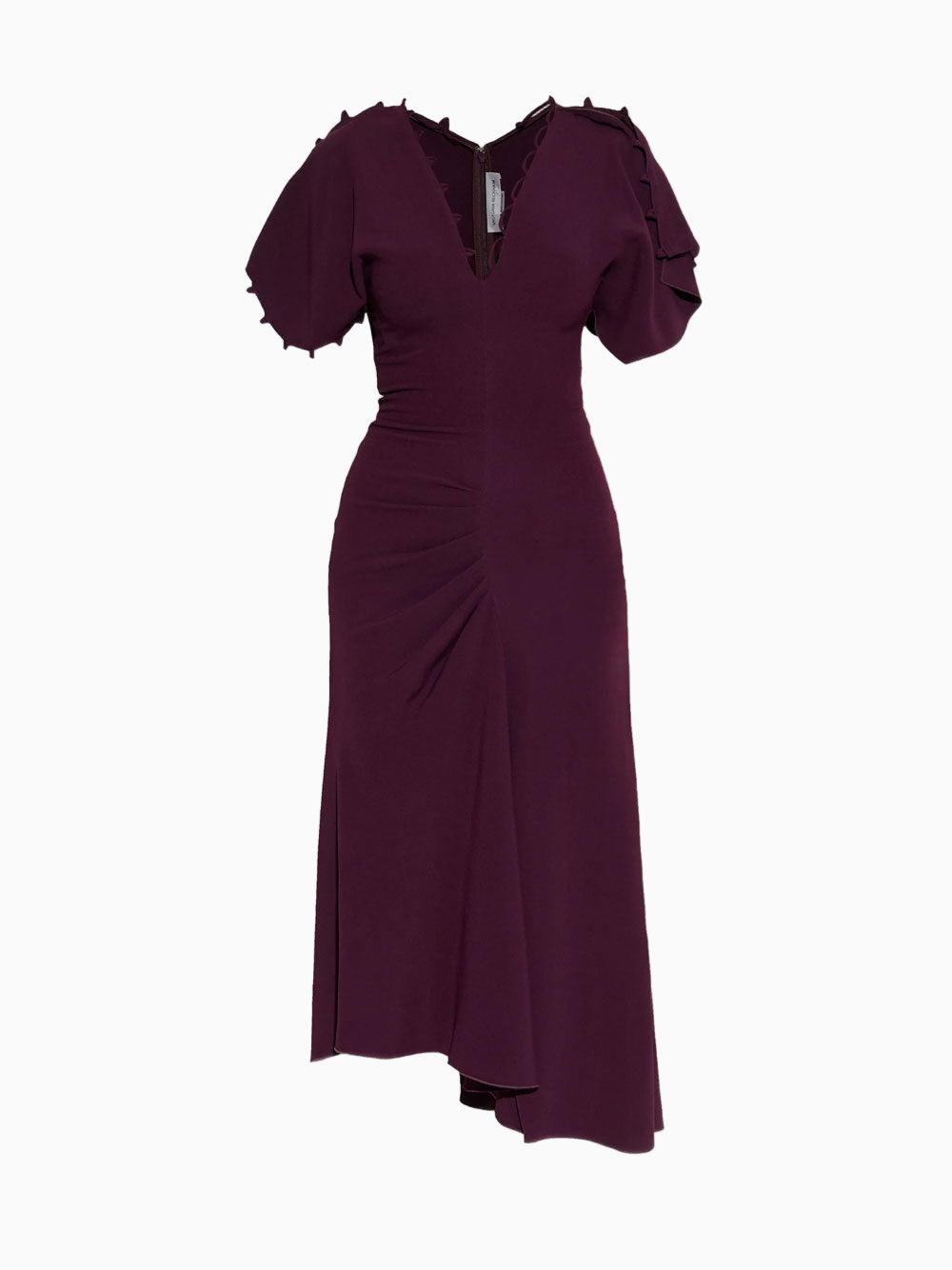 victoria beckham burgundy dress Merlot | dresses-that-includes-jacket Raglan sleeves bring a Best Beach Wedding Guest Color:As Photo（WHITE)