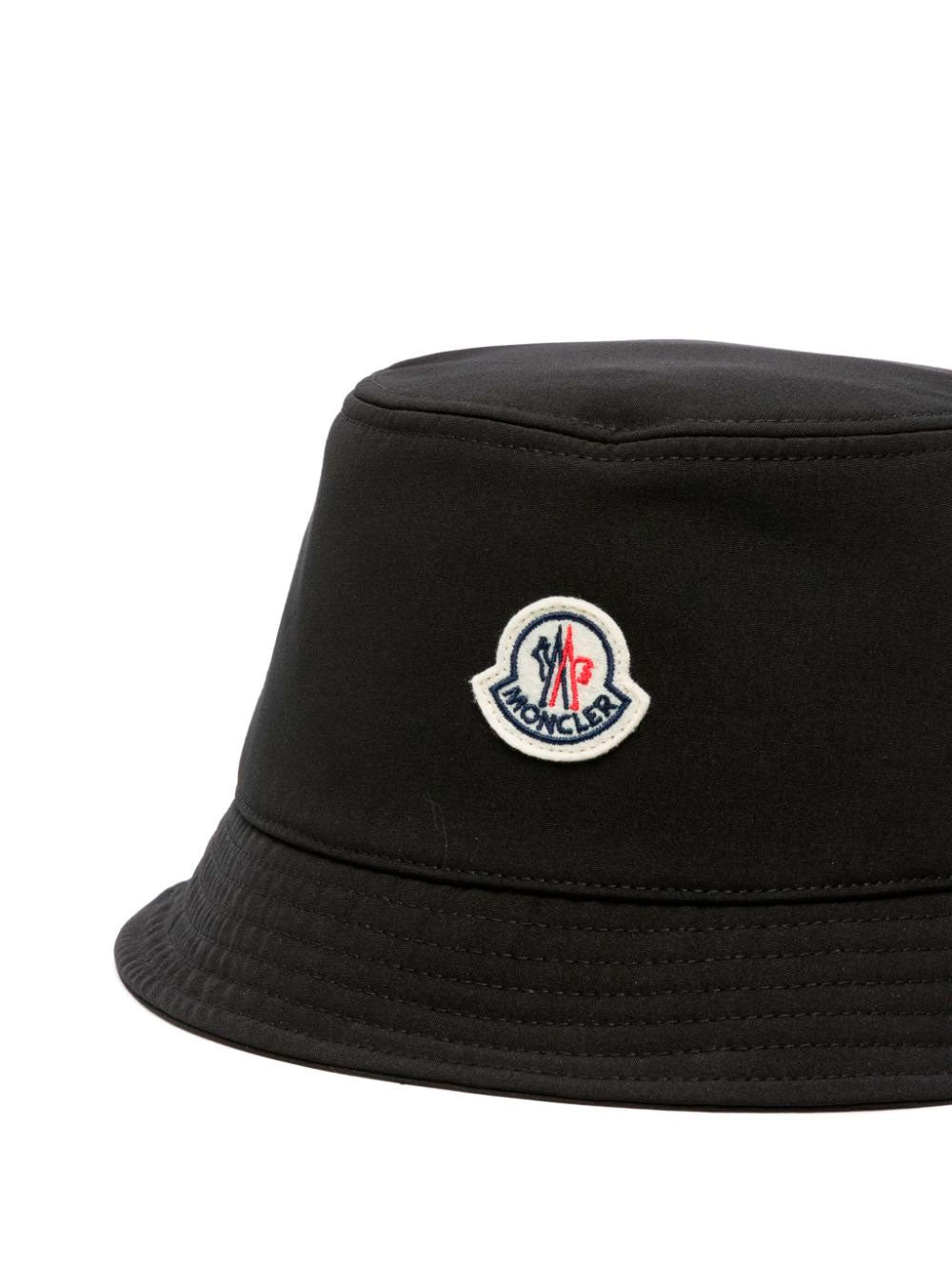 Logo-patch bucket hat