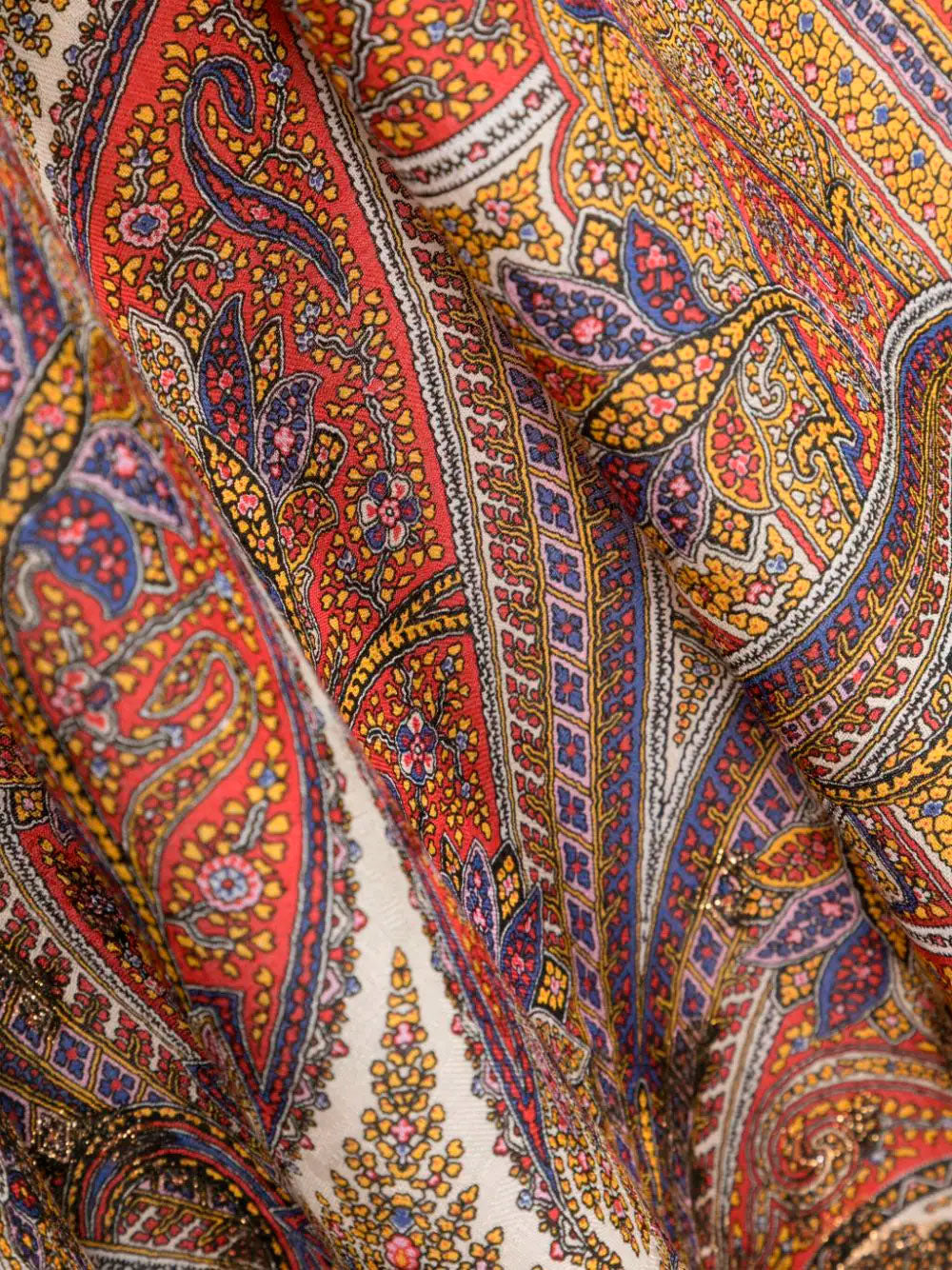 Paisley-print shawl