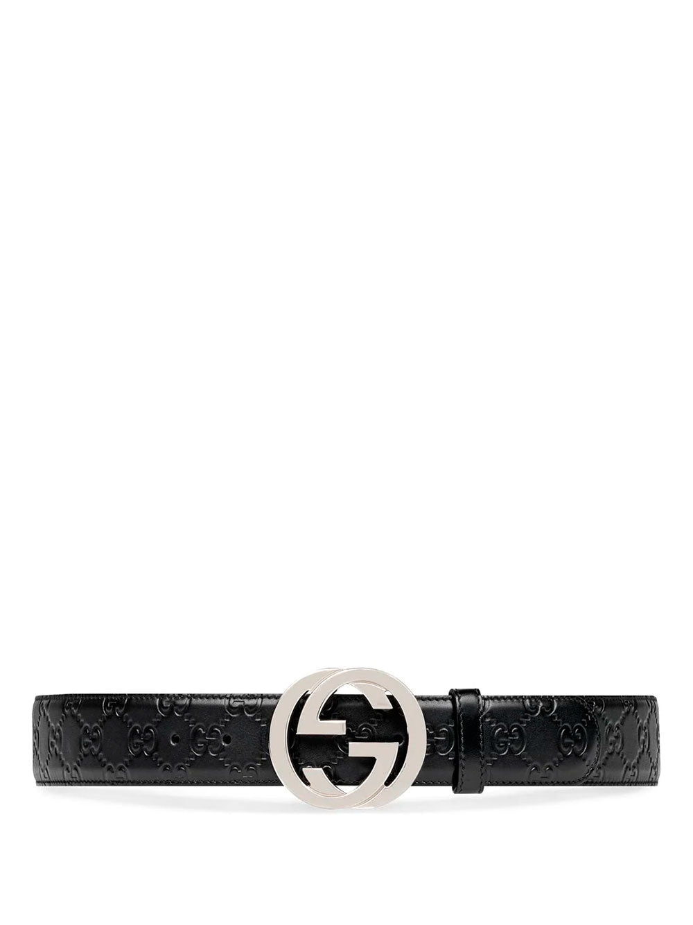 Signature leather belt