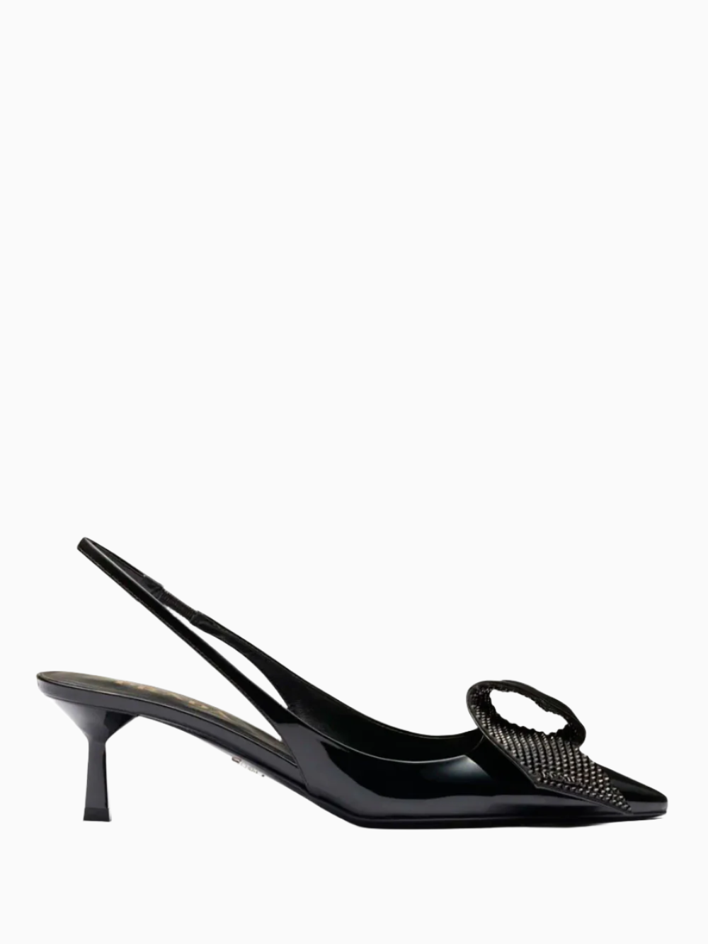 Prada bow slingback shop