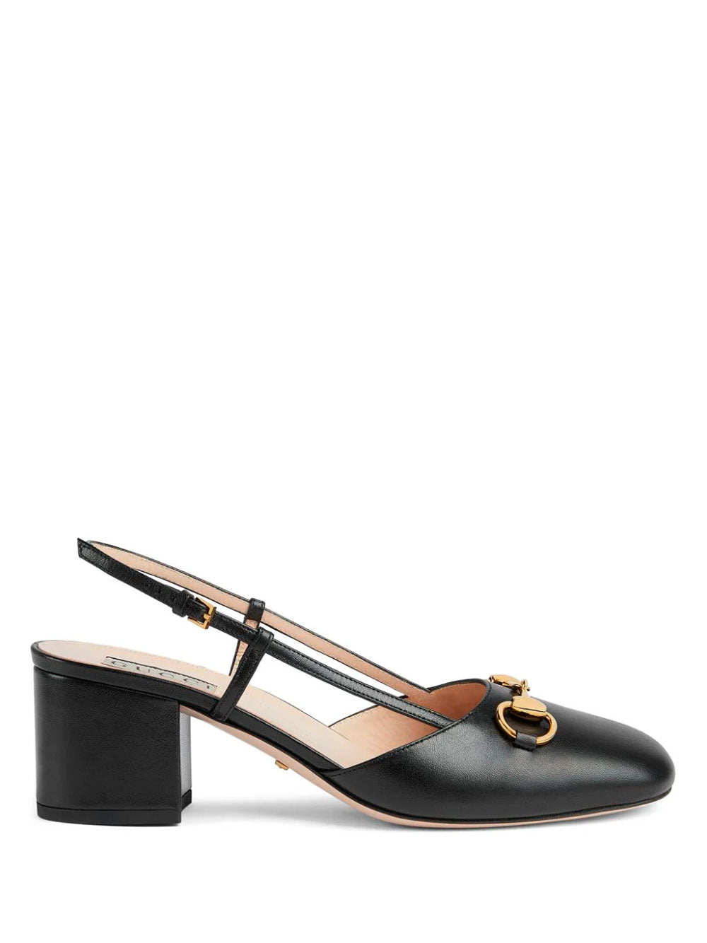 Horsebit slingback pumps