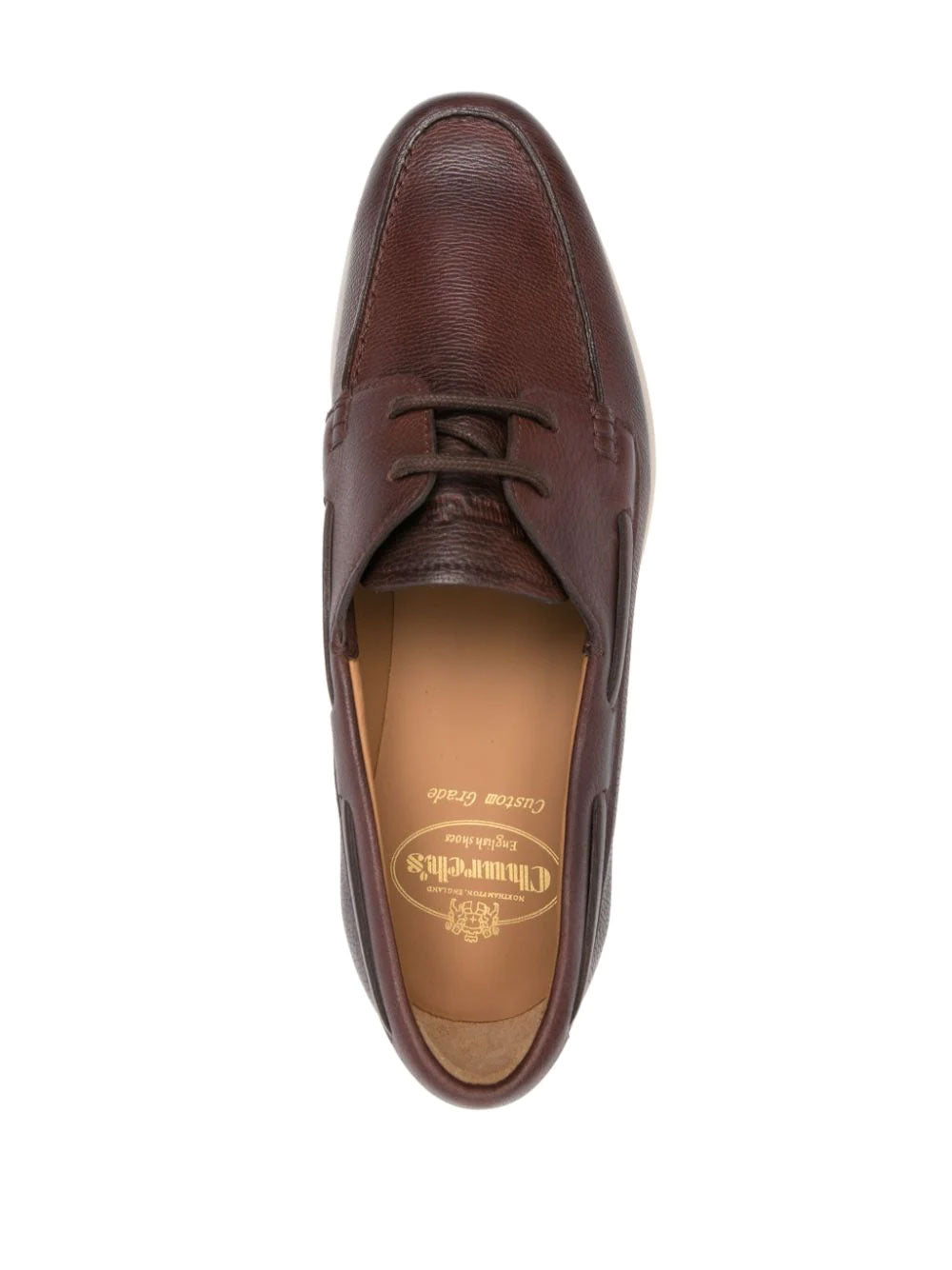 Leather boat shoes