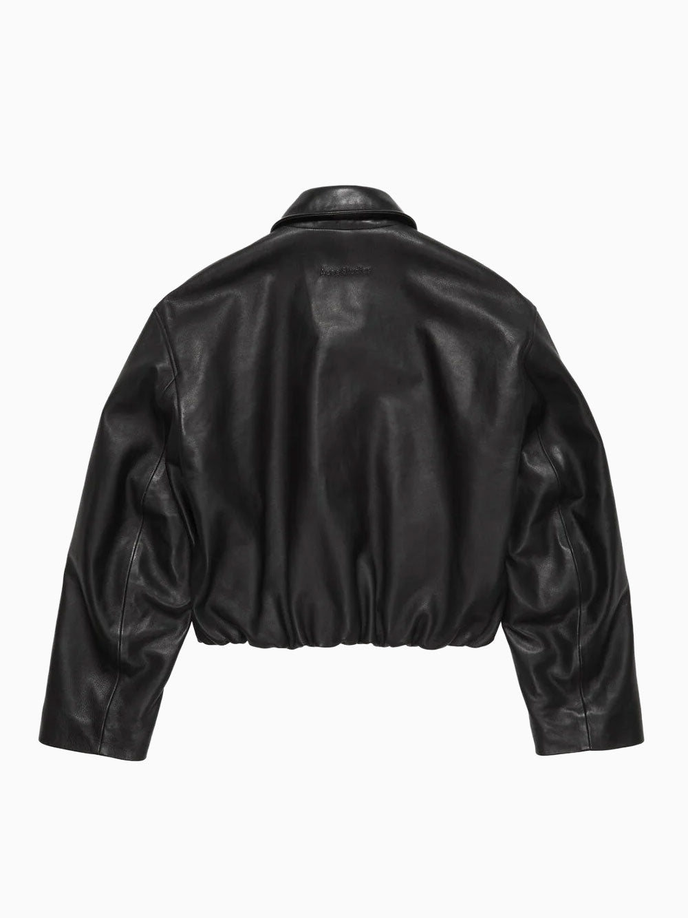 Chaqueta bomber de piel