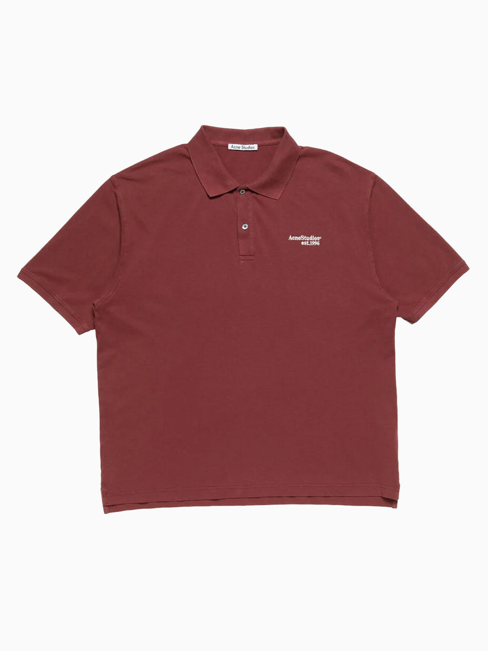 Washed polo t-shirt