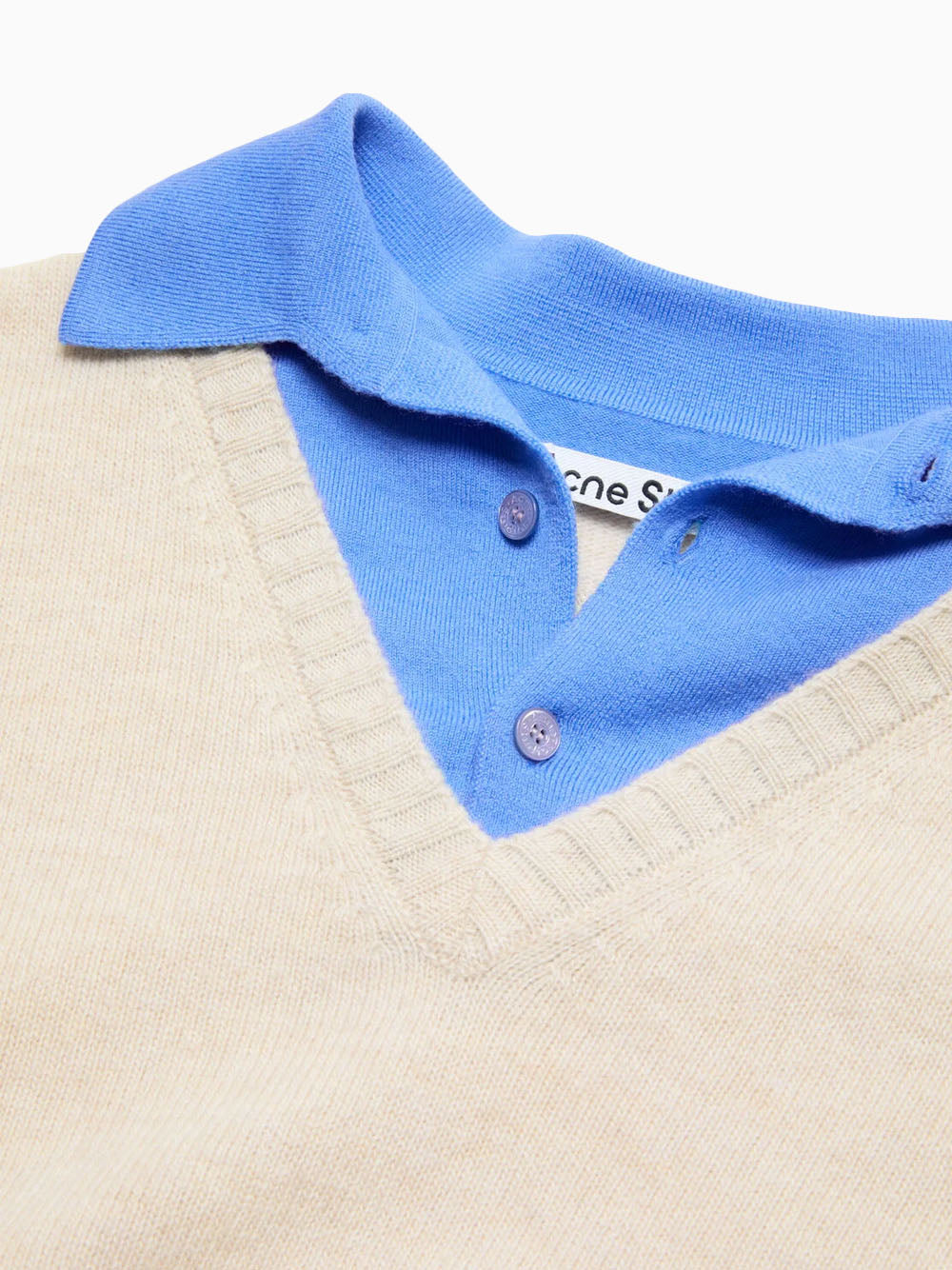 Jersey cuello camisa