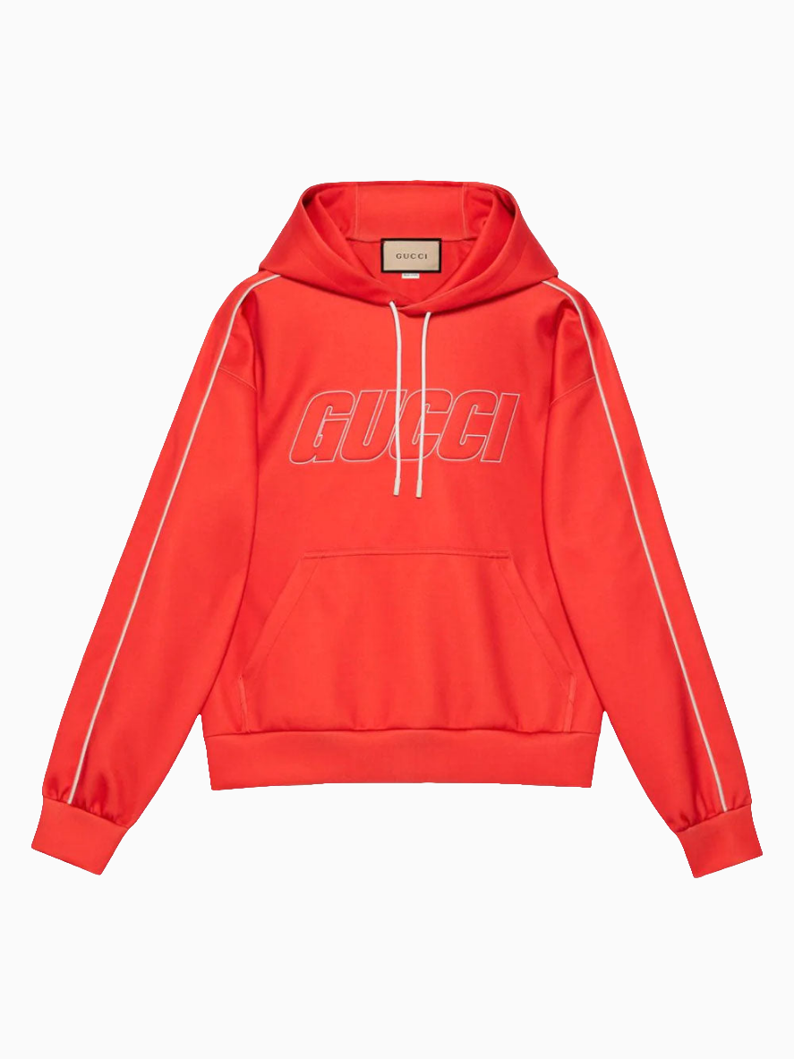 Logo embossed hoodie Gucci OTTODISANPIETRO