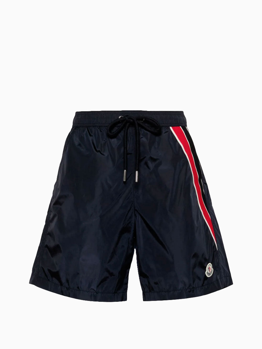 Logo-patch swim shorts | Moncler | OTTODISANPIETRO Logo-patch swim shorts | Moncler | OTTODISANPIETRO