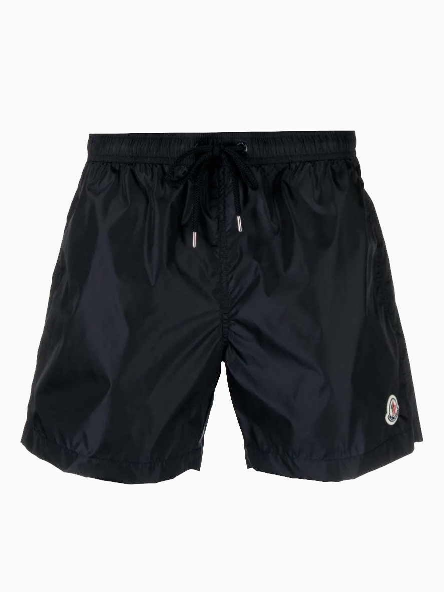 Logo-patch swim shorts | Moncler | OTTODISANPIETRO