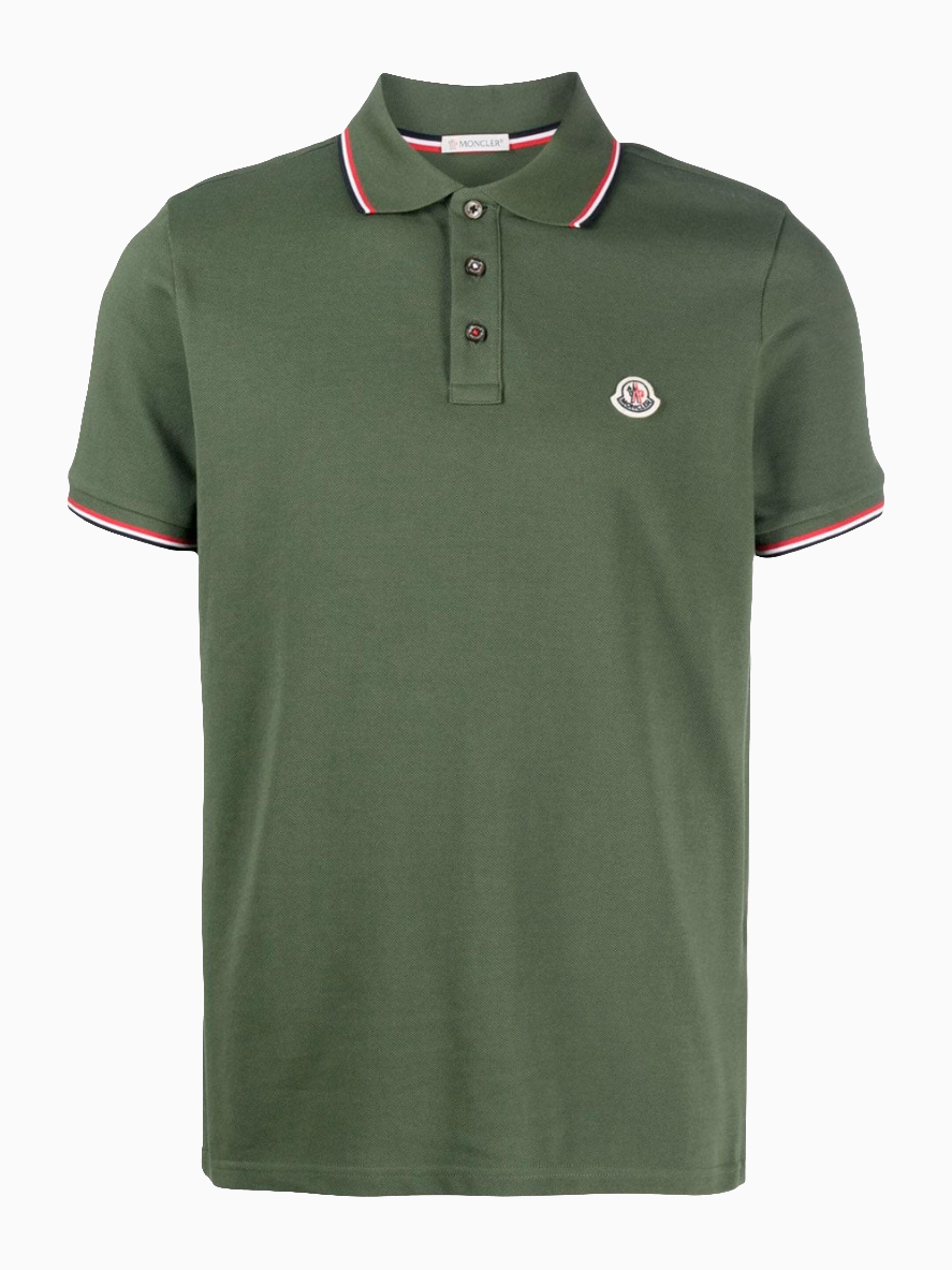 Logo-patch polo shirt | Moncler | OTTODISANPIETRO Logo-patch polo shirt | Moncler | OTTODISANPIETRO