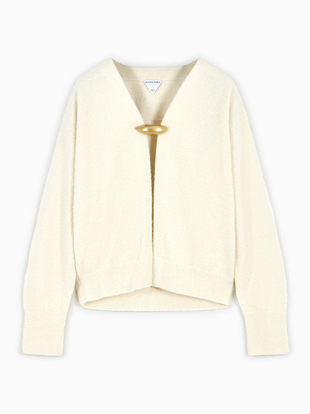 Hook closure cardigan