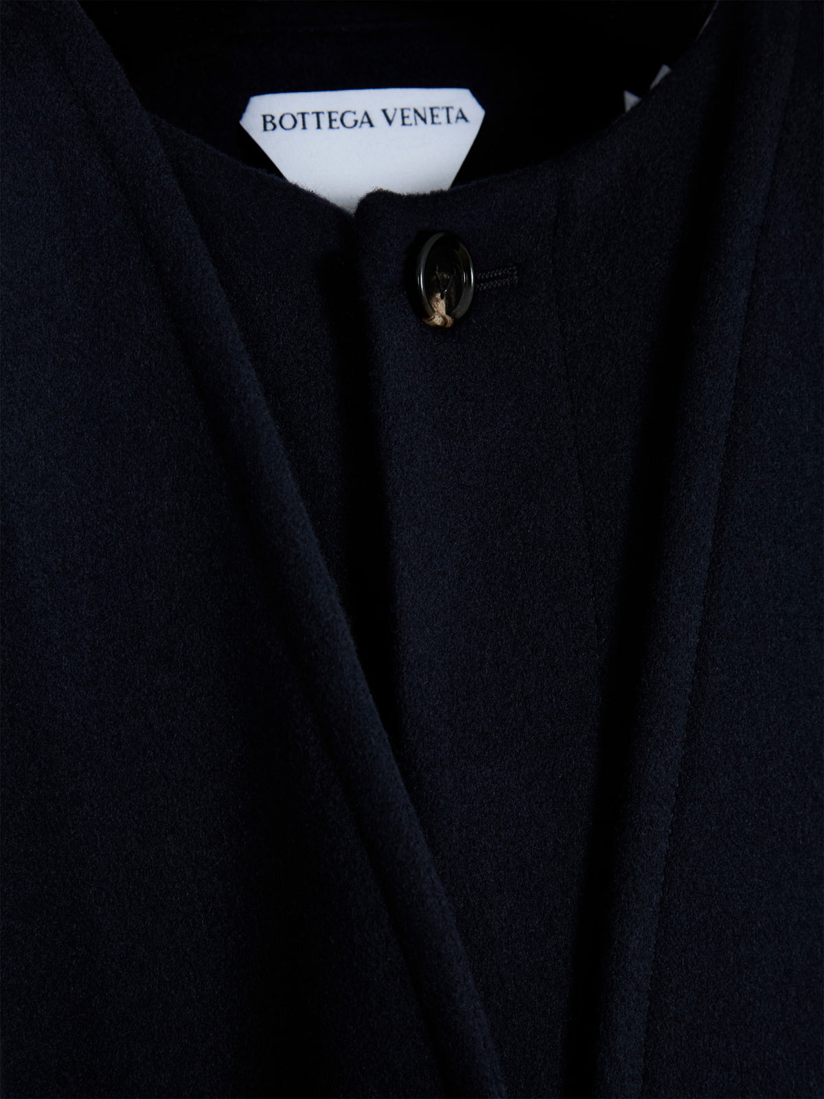 Scarf collar coat