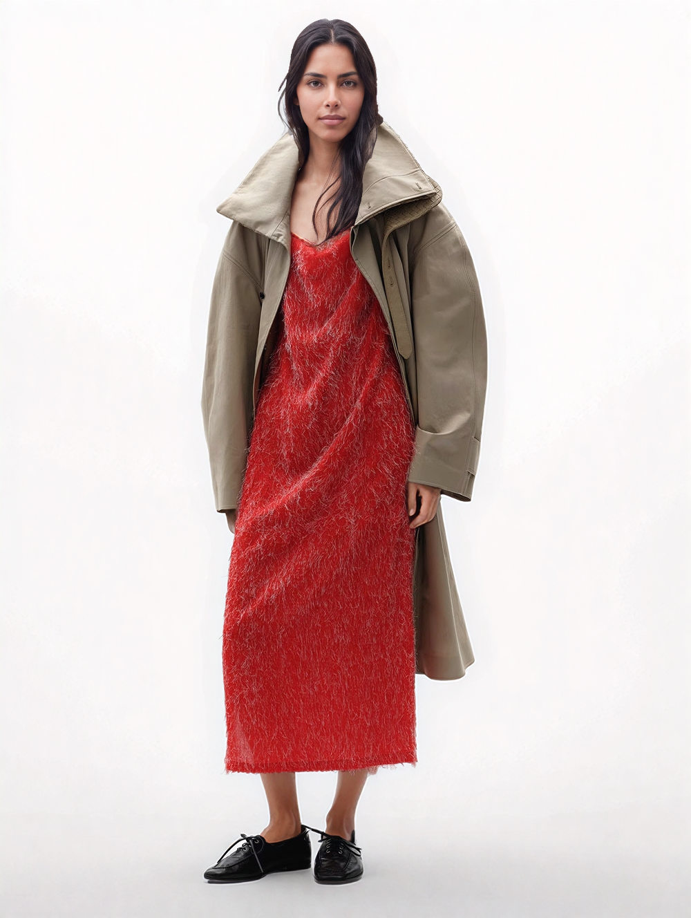 Vestido Viscosa Fil Coupé