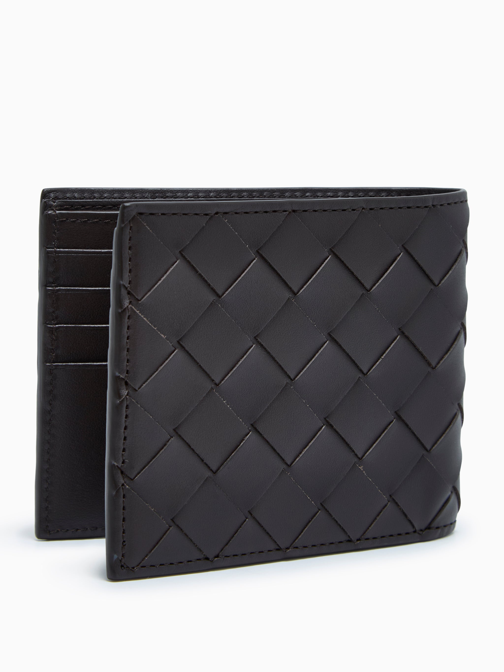 Bi-Fold Intrecciato wallet