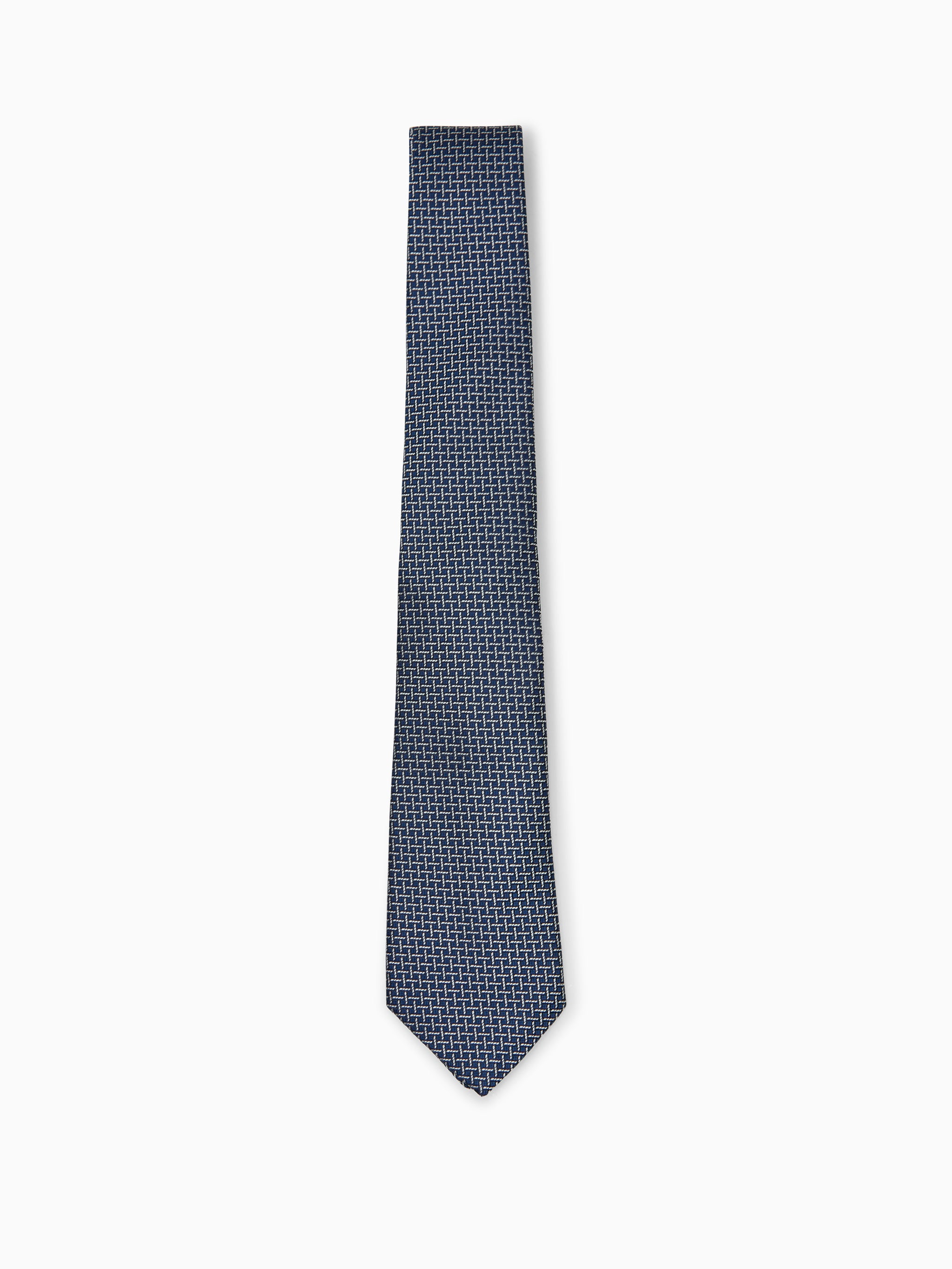 Jacquard-print tie