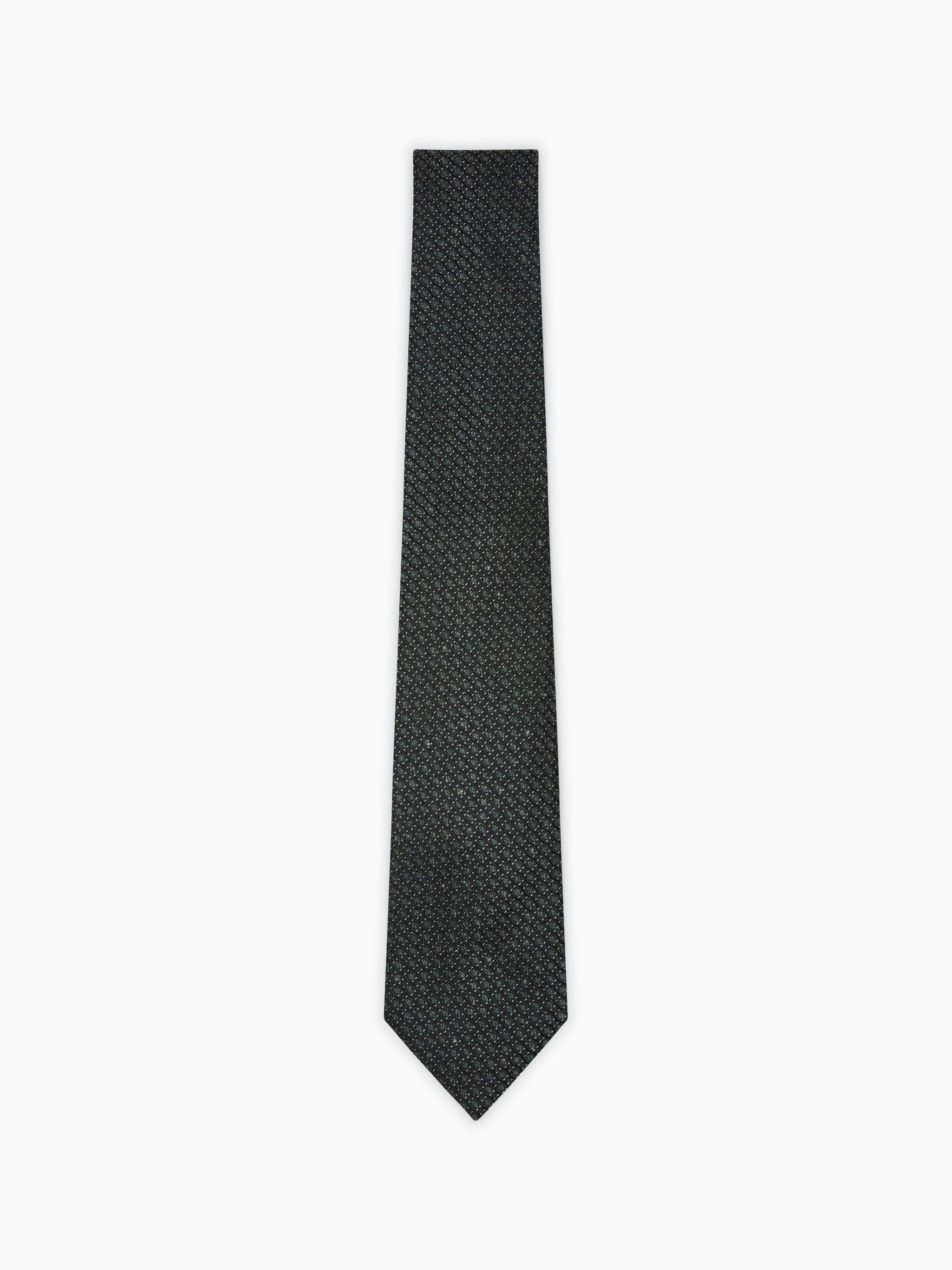 Jacquard-print tie