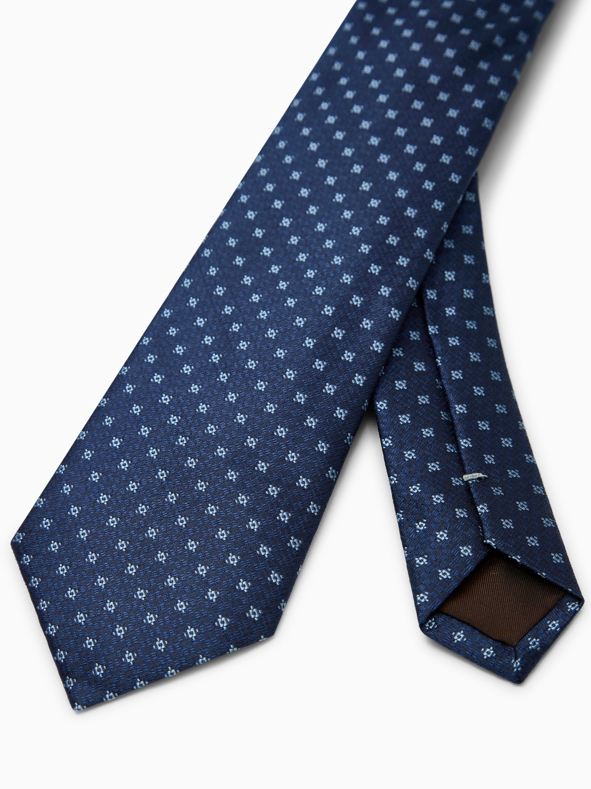 Jacquard-print tie
