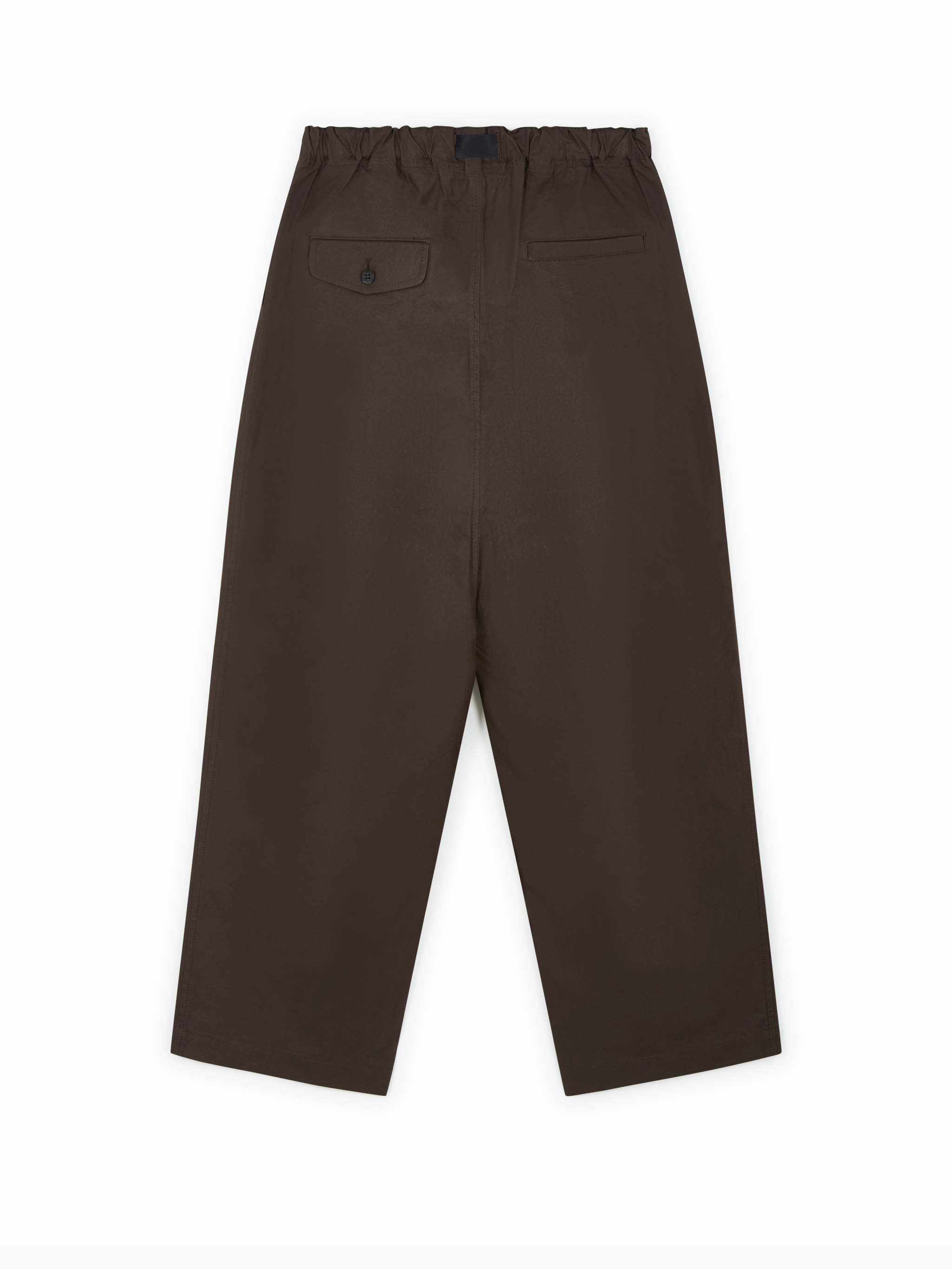 Clip buckle trousers