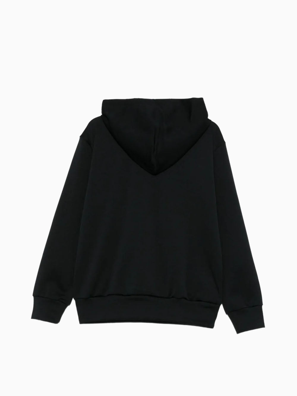 Heart-embroidered hoodie