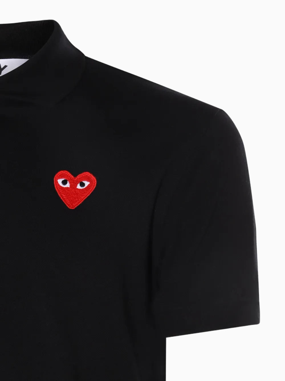 Heart-logo polo shirt