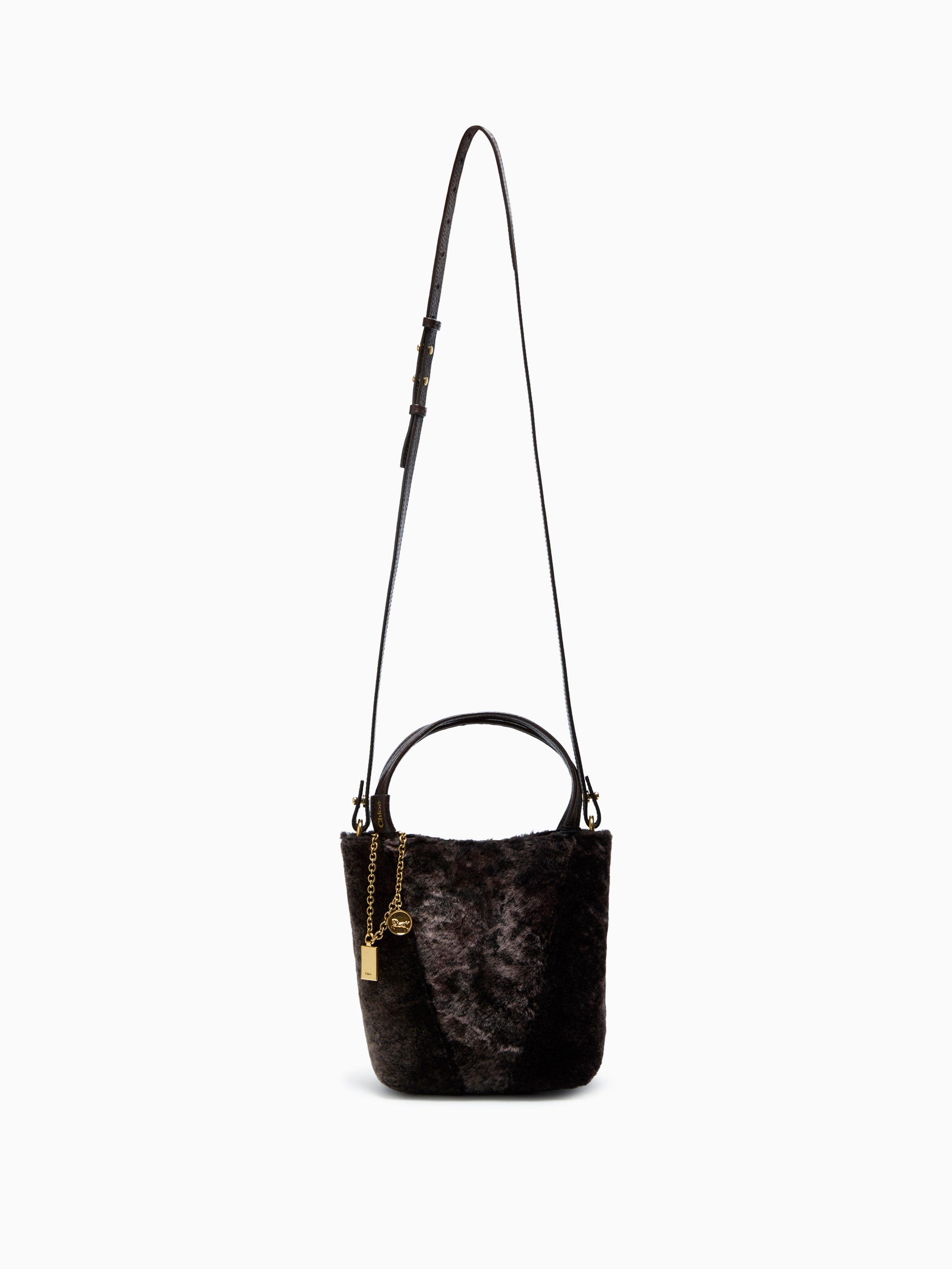 Bolso Spin shearling pequeño