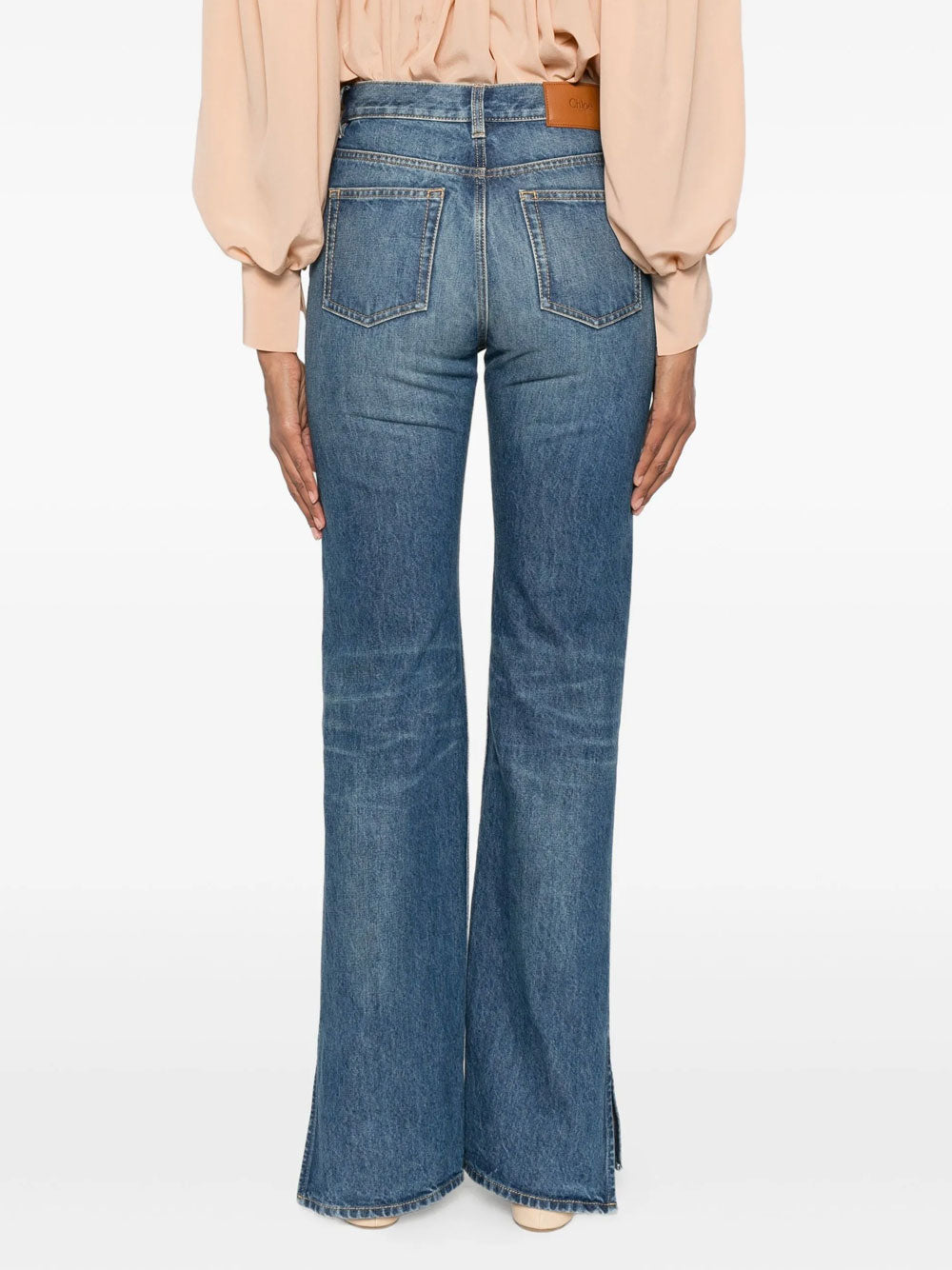 Straight-leg jeans