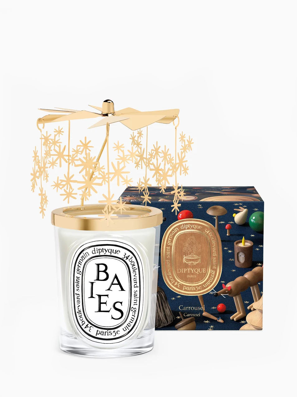 Carousel for classic candle