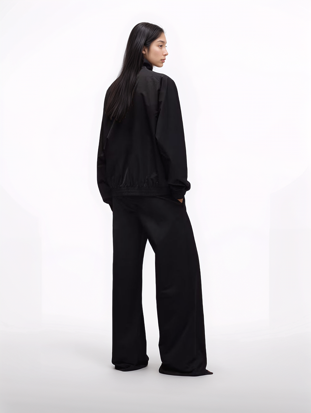 Technical twill trousers