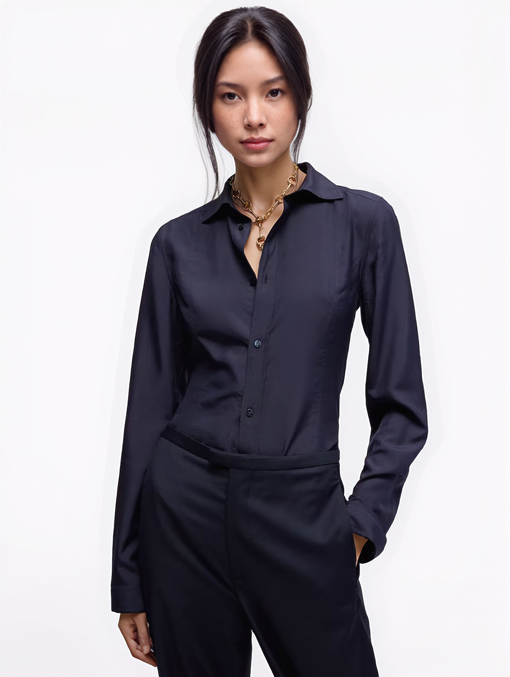 Camisa de seda