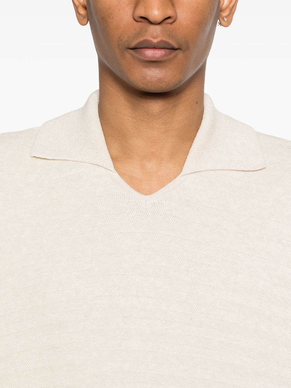 Polo de punto espiga