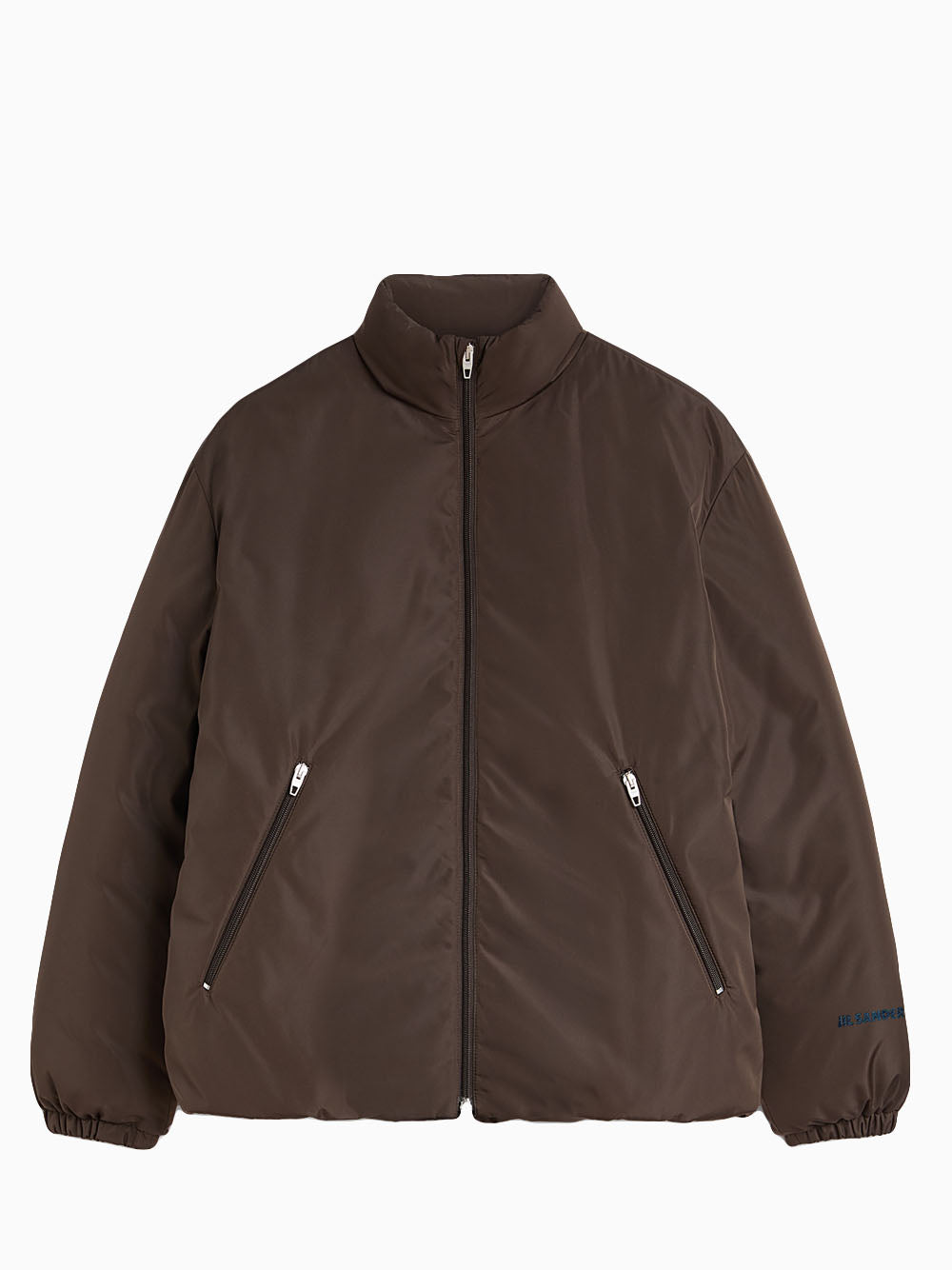 Brown puffer jacket