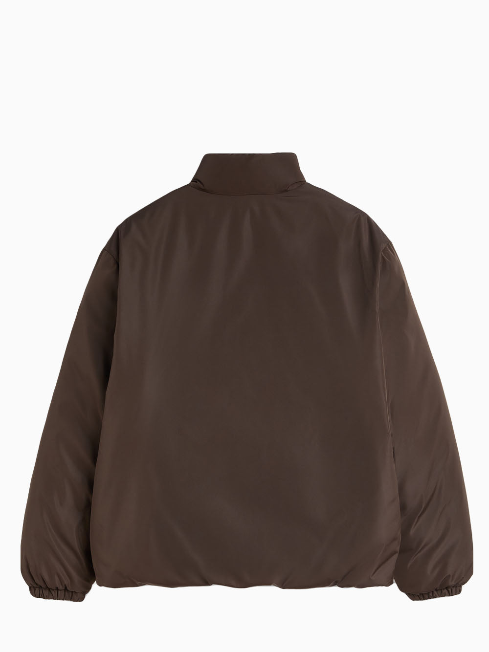 Brown puffer jacket