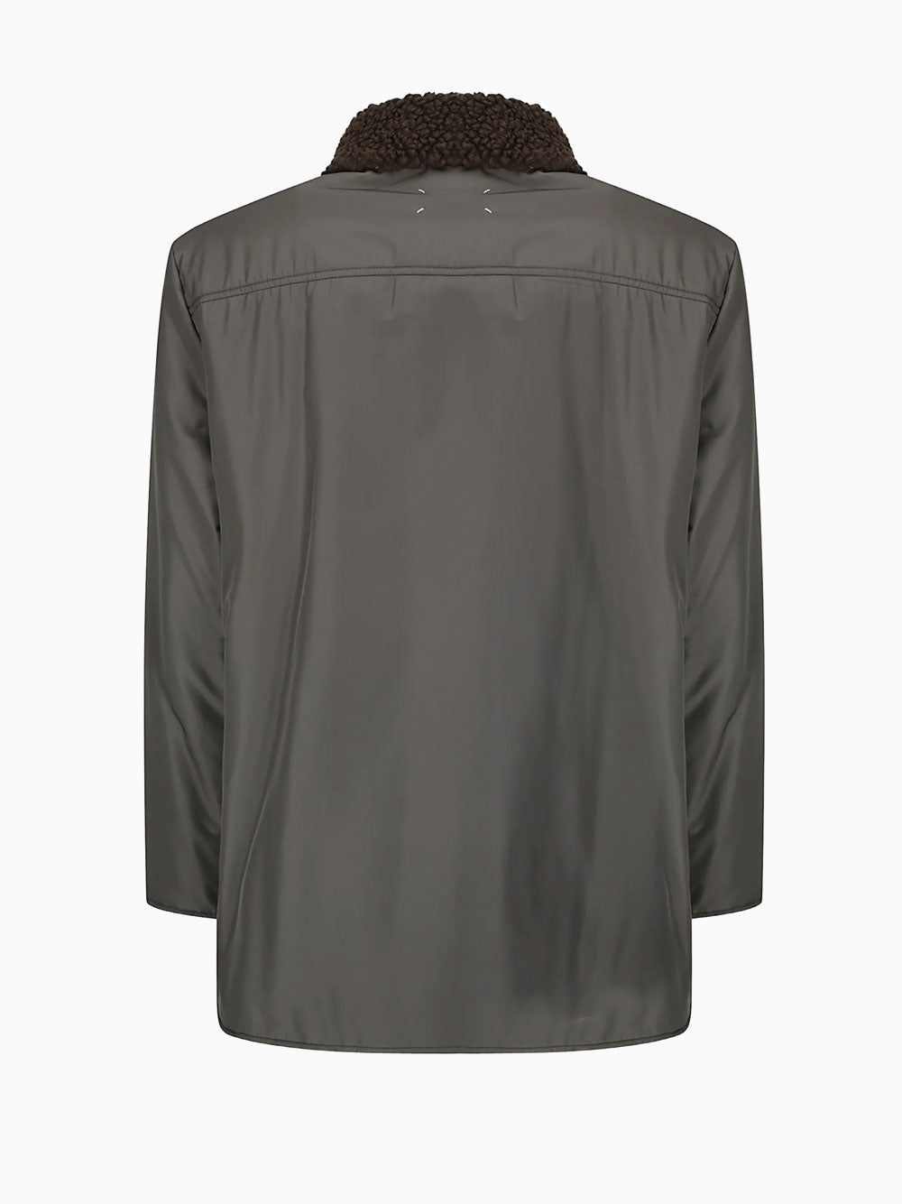 Shearling-collar jacket