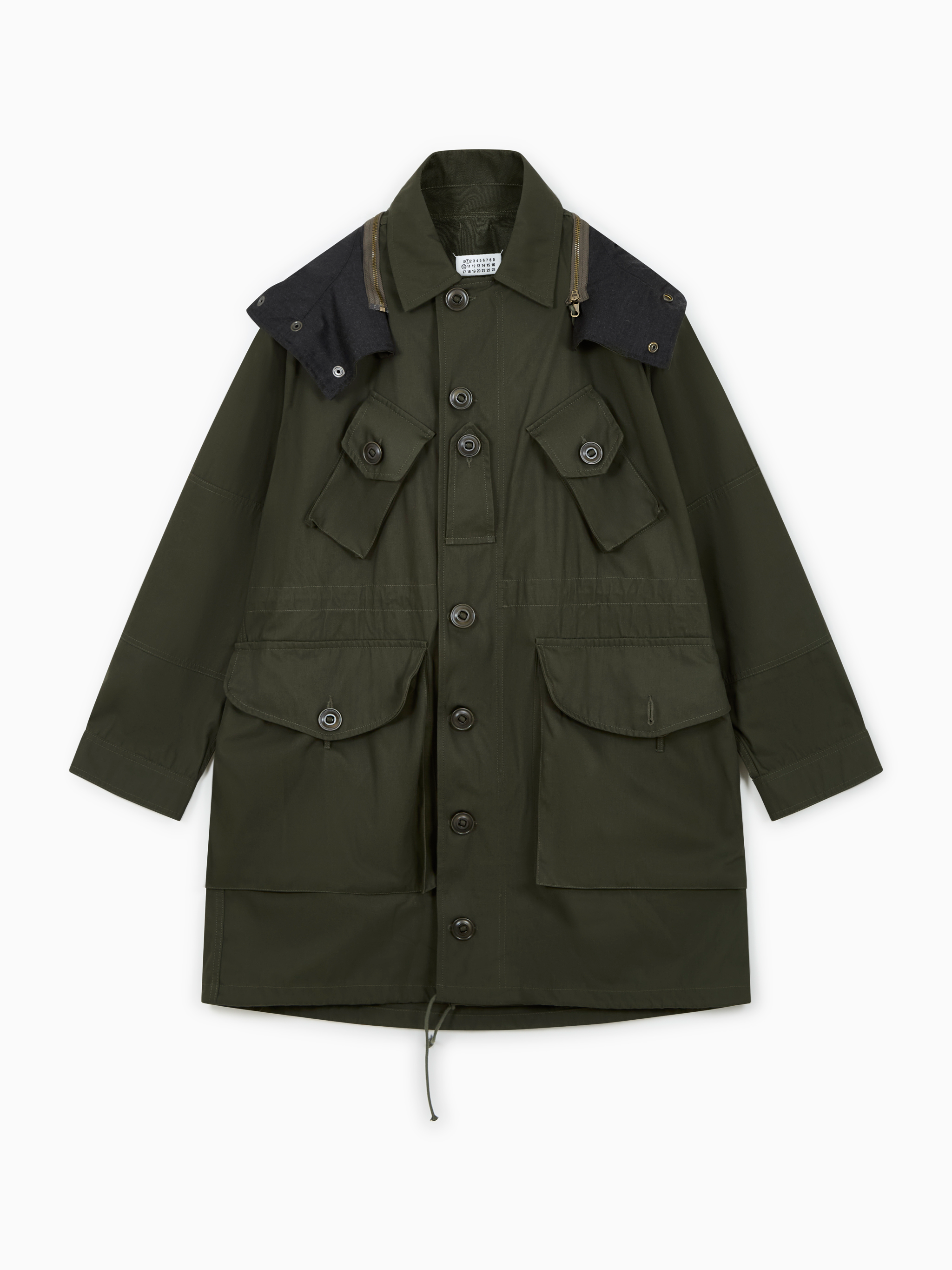 Parka with pockets