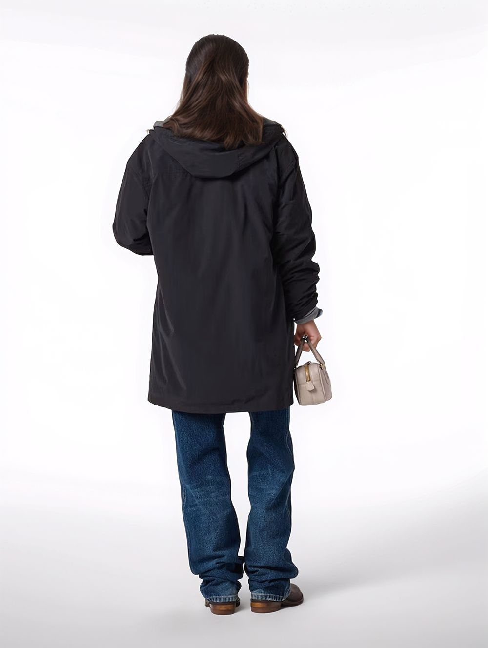 Pongé caban jacket